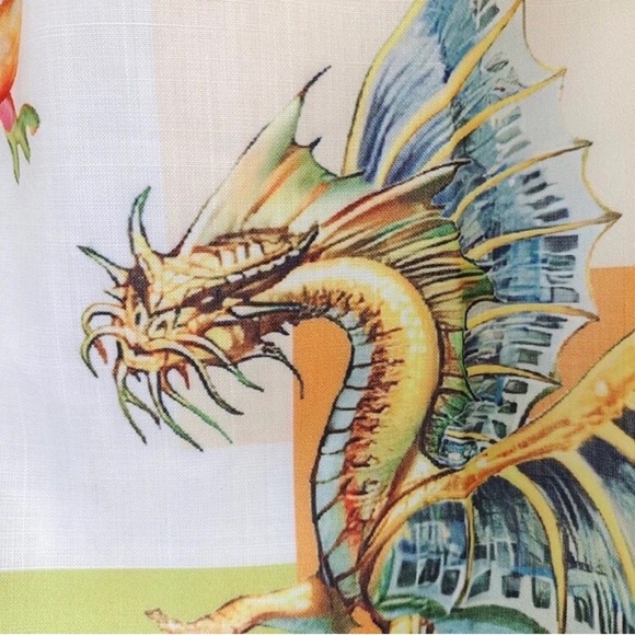 The Khaleesi MIDI Patchwork Sundress In Multi Print - Picture 14 of 15